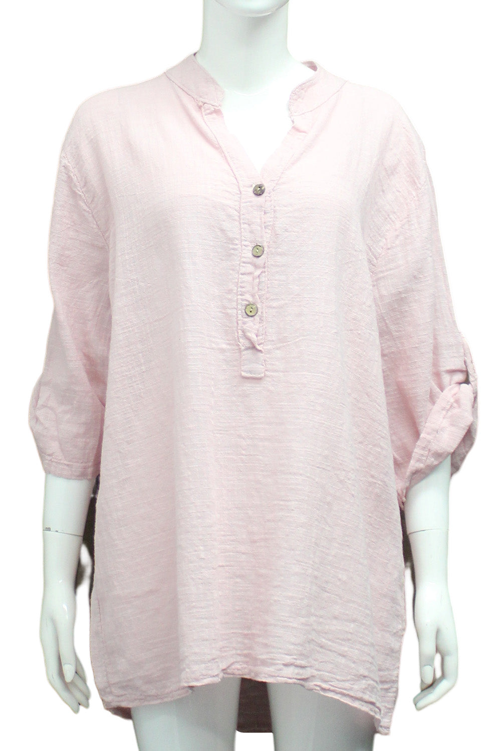 Plain Cotton Shirt Blouse