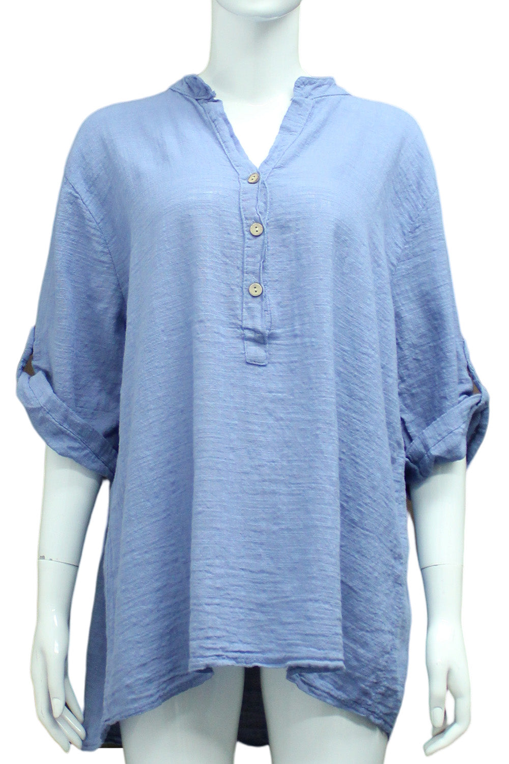 Plain Cotton Shirt Blouse