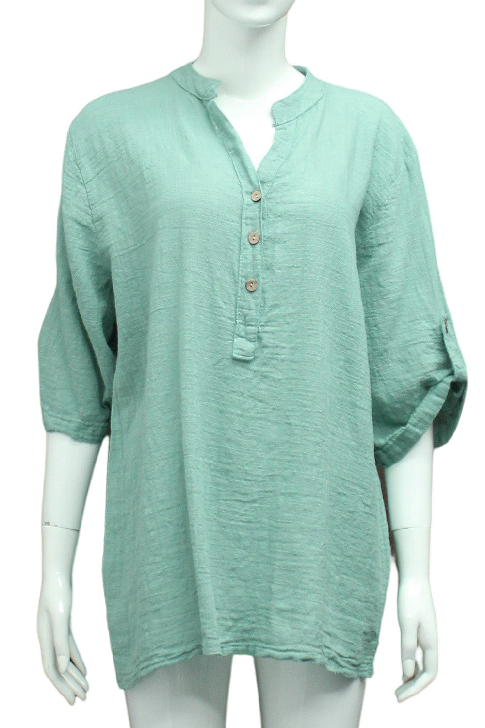 Plain Cotton Shirt Blouse