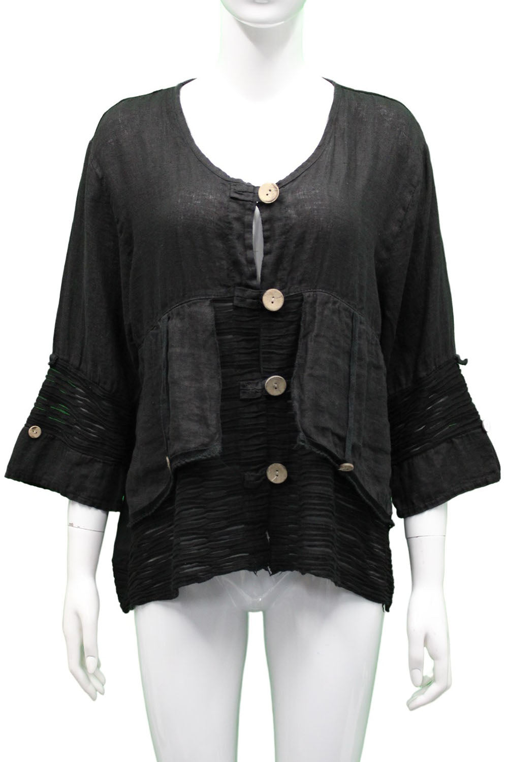 Crop Linen Jacket