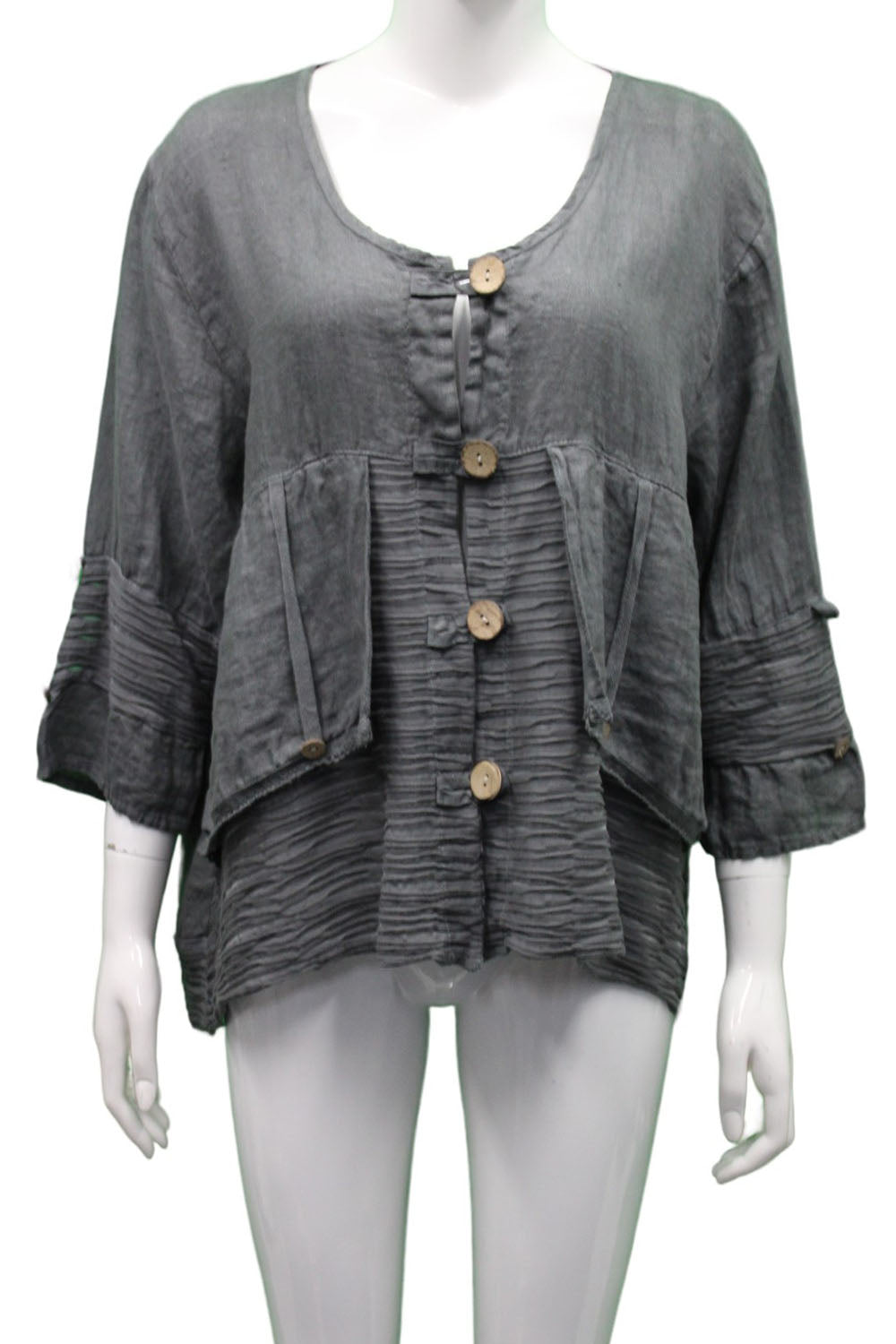 Crop Linen Jacket