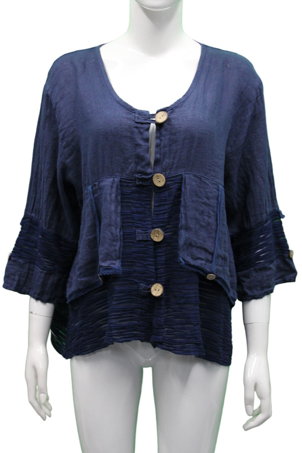 Crop Linen Jacket