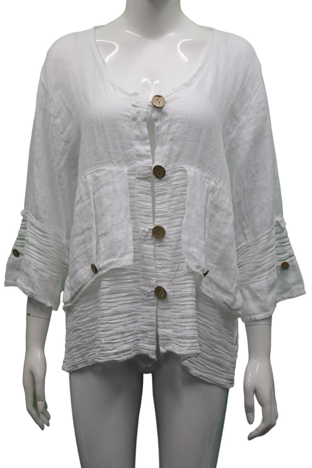 Crop Linen Jacket