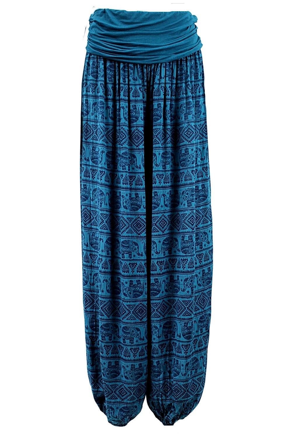 Harem Trousers with Elephants print