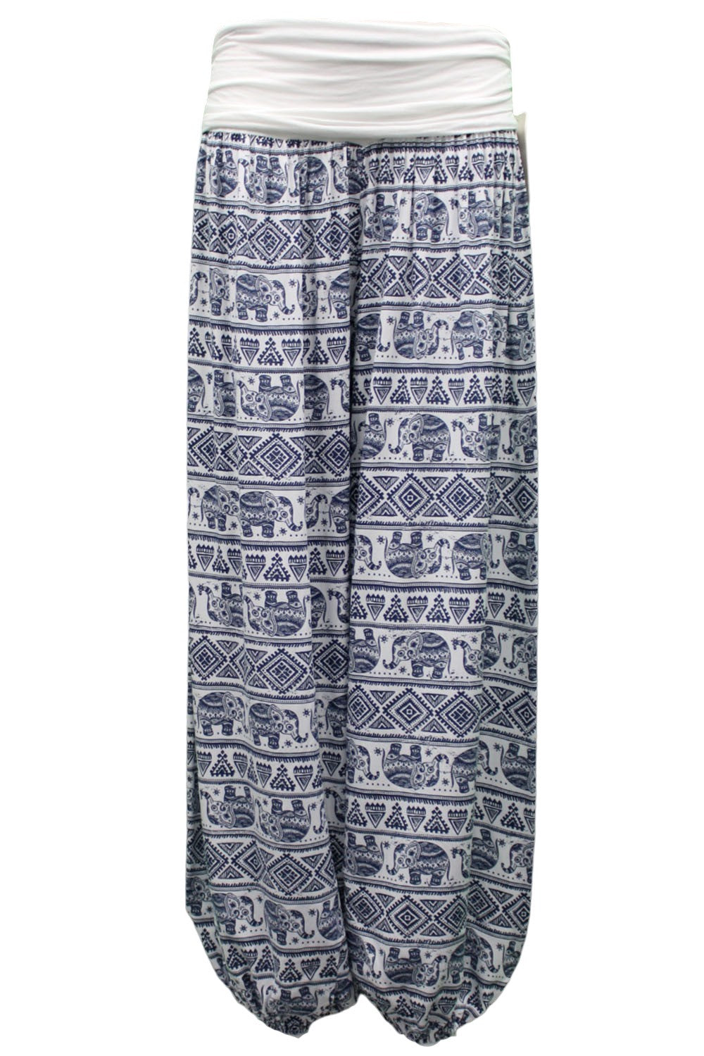 Harem Trousers with Elephants print