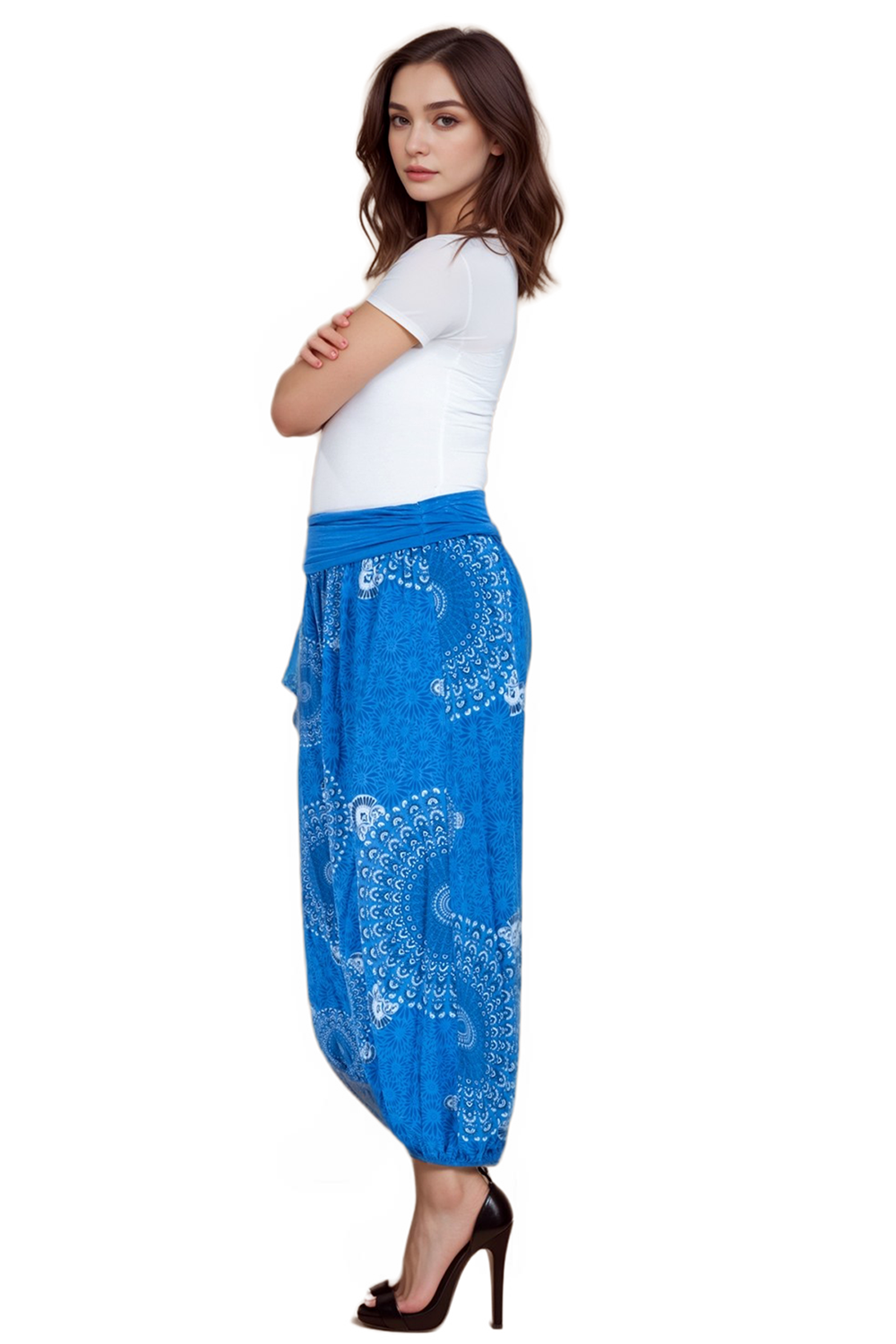 Mandala Print Harem Trousers