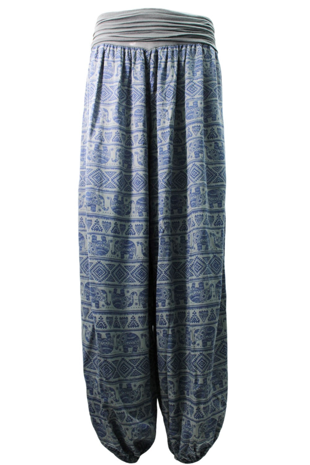 Harem Trousers with Elephants print