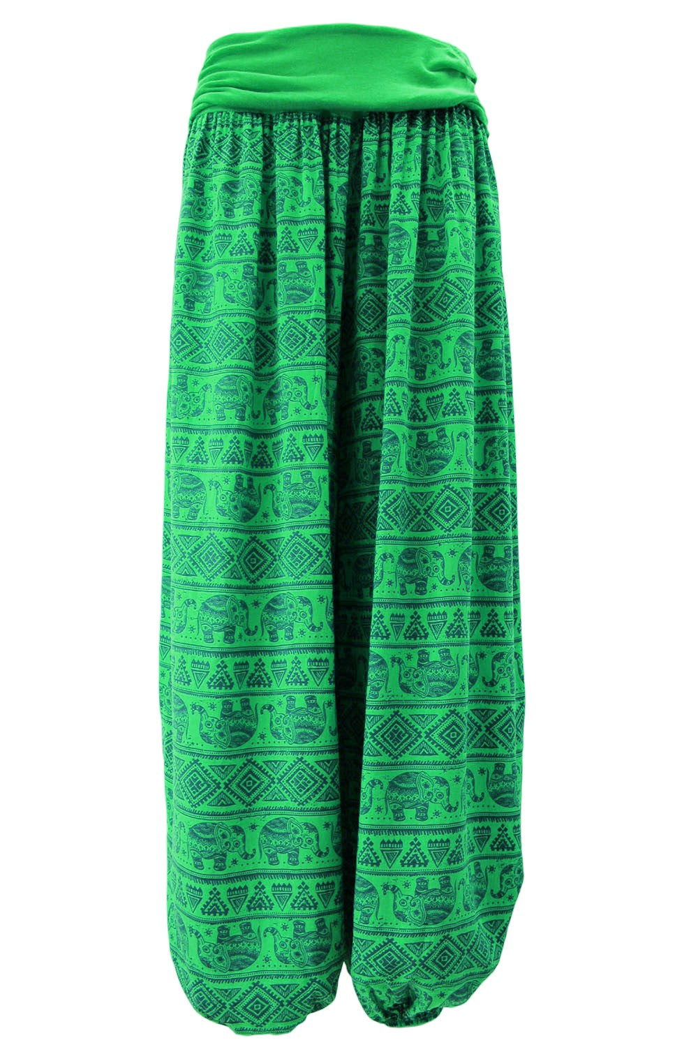 Harem Trousers with Elephants print