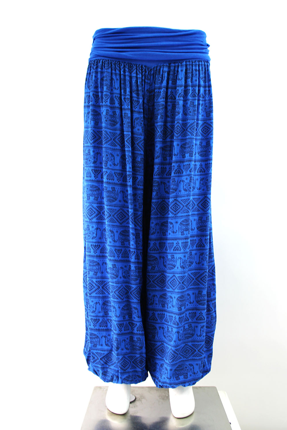 Harem Trousers with Elephants print