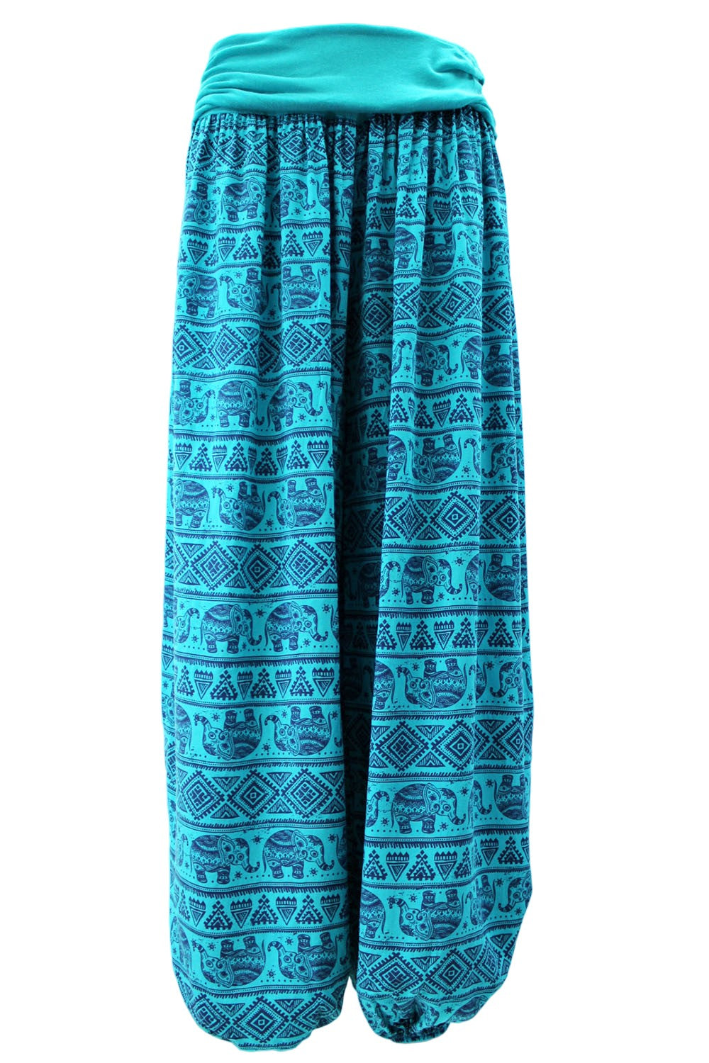 Harem Trousers with Elephants print