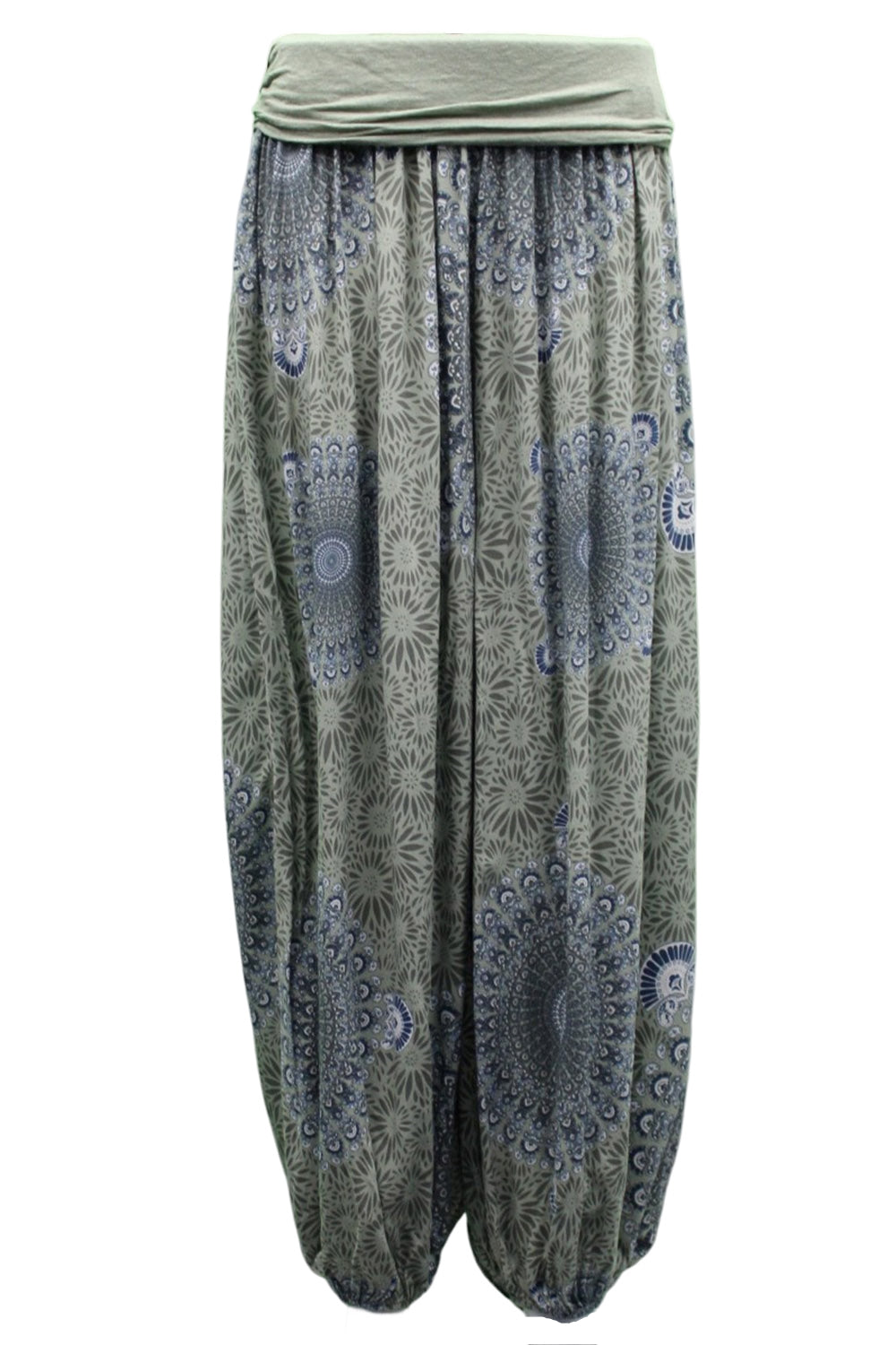 Mandala Print Harem Trousers